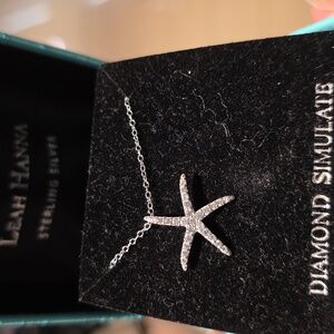Starfish with Diamond accents necklace